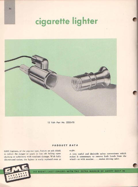 1956 GMC Accesories Brochure Page 36